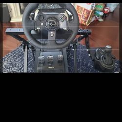 Logitech G920 Racing Wheel W/shifter And Steering Wheel Stand