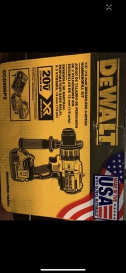 DEWALT 20-Volt MAX XR Lithium-Ion Cordless Premium Brushless Hammer Drill with (2) Batteries 5.0Ah,