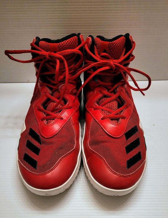 ADIDAS Crazy Team Bounce 2016 Men's Basketball Shoes B49400 Size 12 Red Black