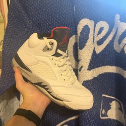 Jordan 5 White Cement Size 10
