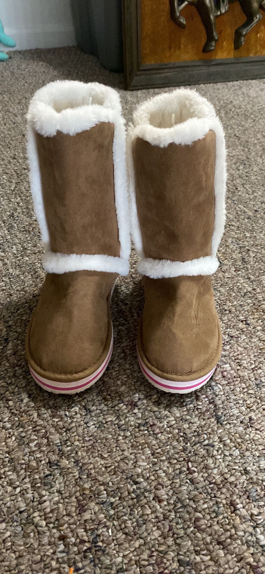Brown Boots Size 4 Girls
