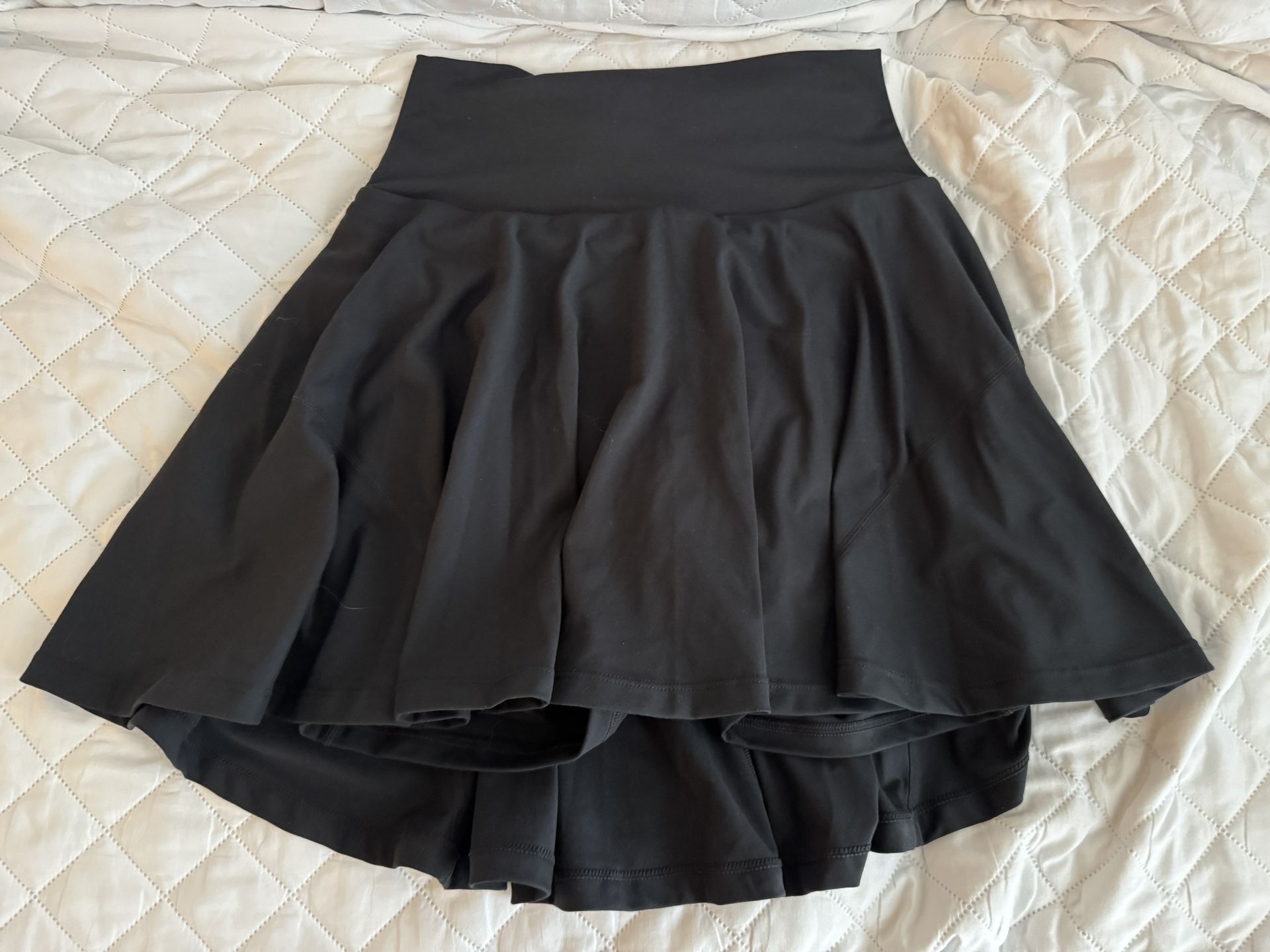 POPFLEX Twirl Skort (Longer) - Black - Size Medium