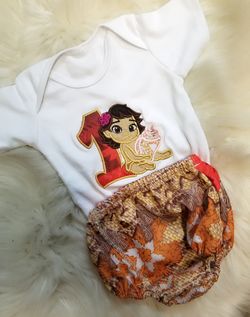 Baby Moana bloomers set