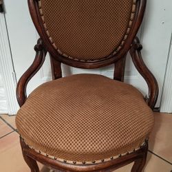 Antique Ladies Parlour Chair Mahogany 