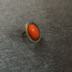 Vintage Orange Ring