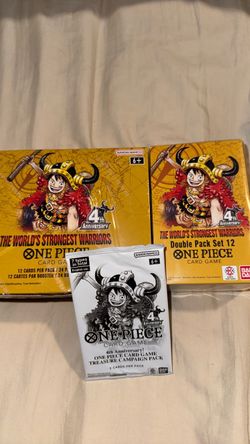 One piece 4th anniversary cards