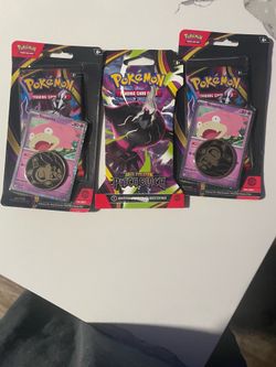 2Pokemon blister pack and sleeve pack. “Pitch Black”