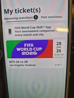 World cup game M73 sofi