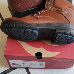Wolverine Men Boots steel toe Size 8.5 EW New 