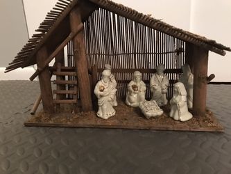 Wicker Manger Set