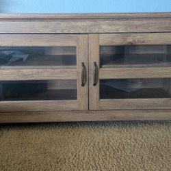 2Door  Walker Edison Wood Media Cabinet