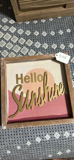 Hello Sunshine Wall Decor 