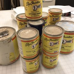 1 Shot Sign Painters - Paint Lot