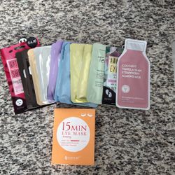 Assorted face masks