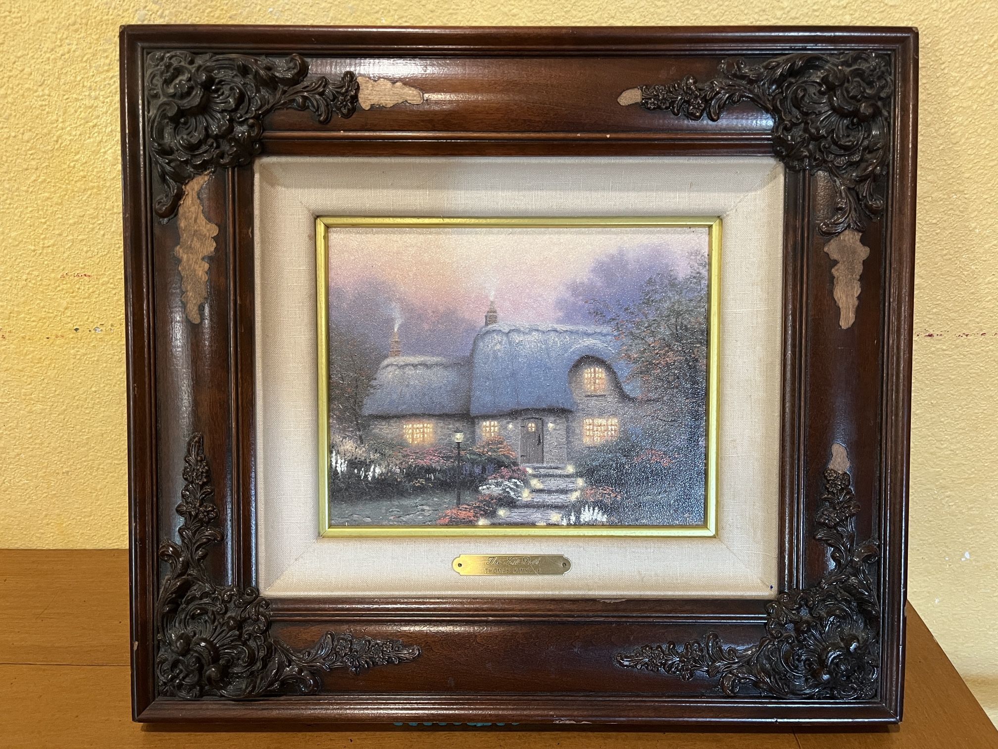 “The Lit Path” Thomas Kinkade