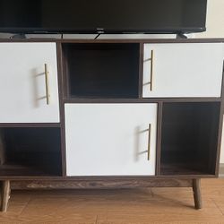 MOVE OUT SALE! TV Stand Bookcase Storage Cabinet 