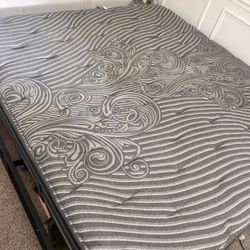 Beautyrest Black California King Mattress + Frame 