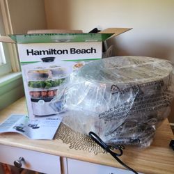 HAMILTON BEACH 3-Tier Digital Food Steamer