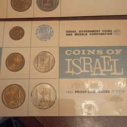 Coins From Isreal 1964 Proof Like Issue