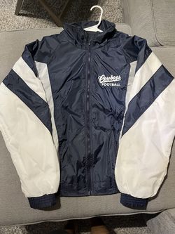 Vintage Dallas Cowboys Football Windbreaker Jacket – Retro NFL Fan Gear