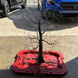 art.  handmade wire tree