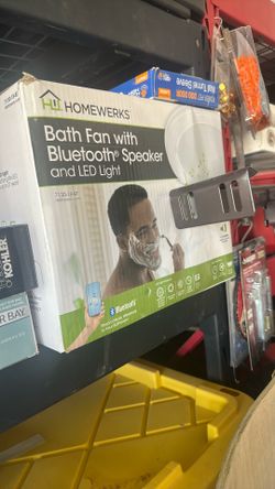 Bath Fan With Bluetooth Speaker