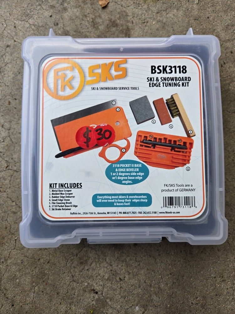 FK SKS Ski And Snowboard Edge Tuning Kit