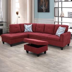 Sectional Sofa  With Ottoman 