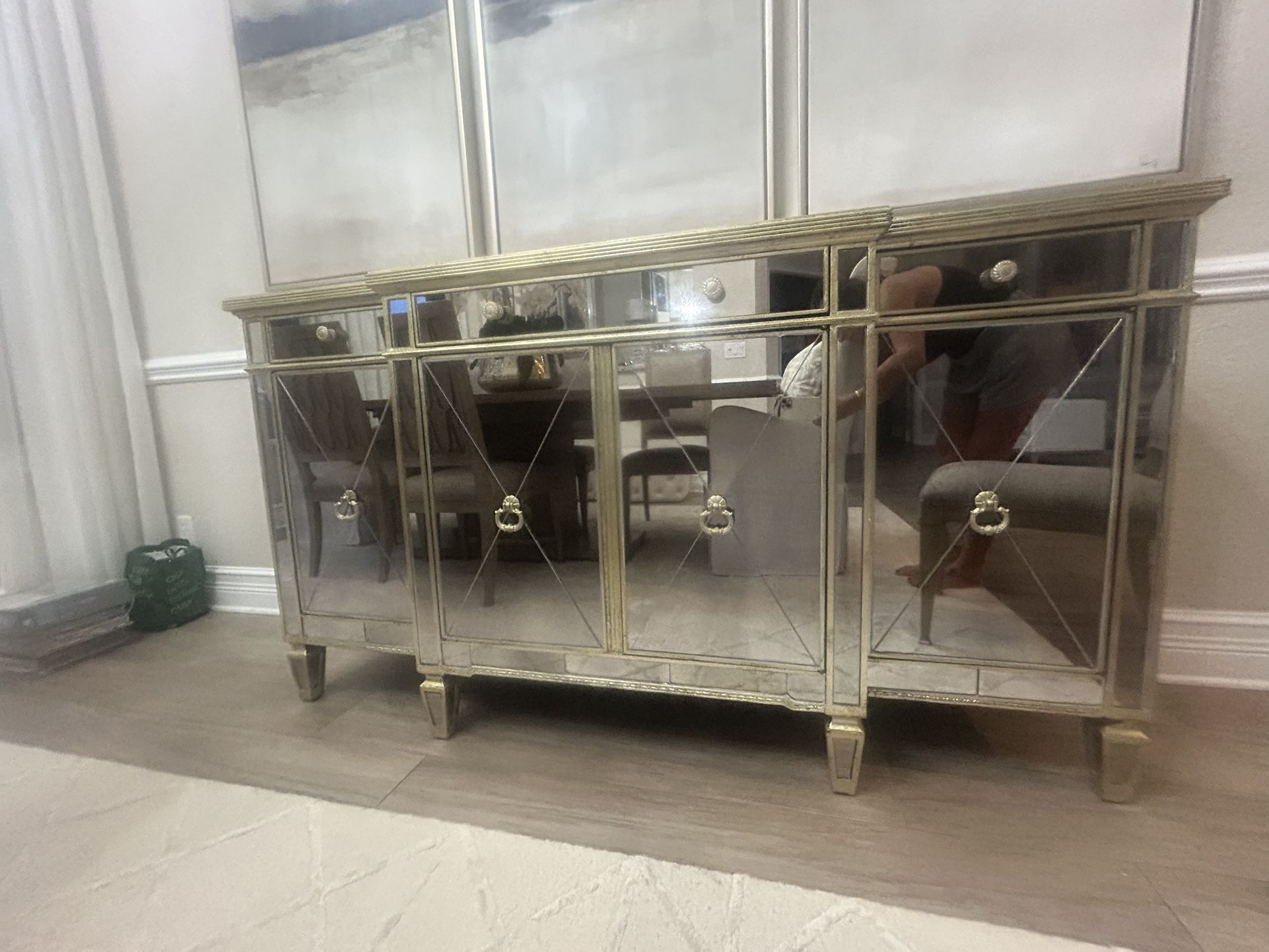 Mirrored CREDENZA