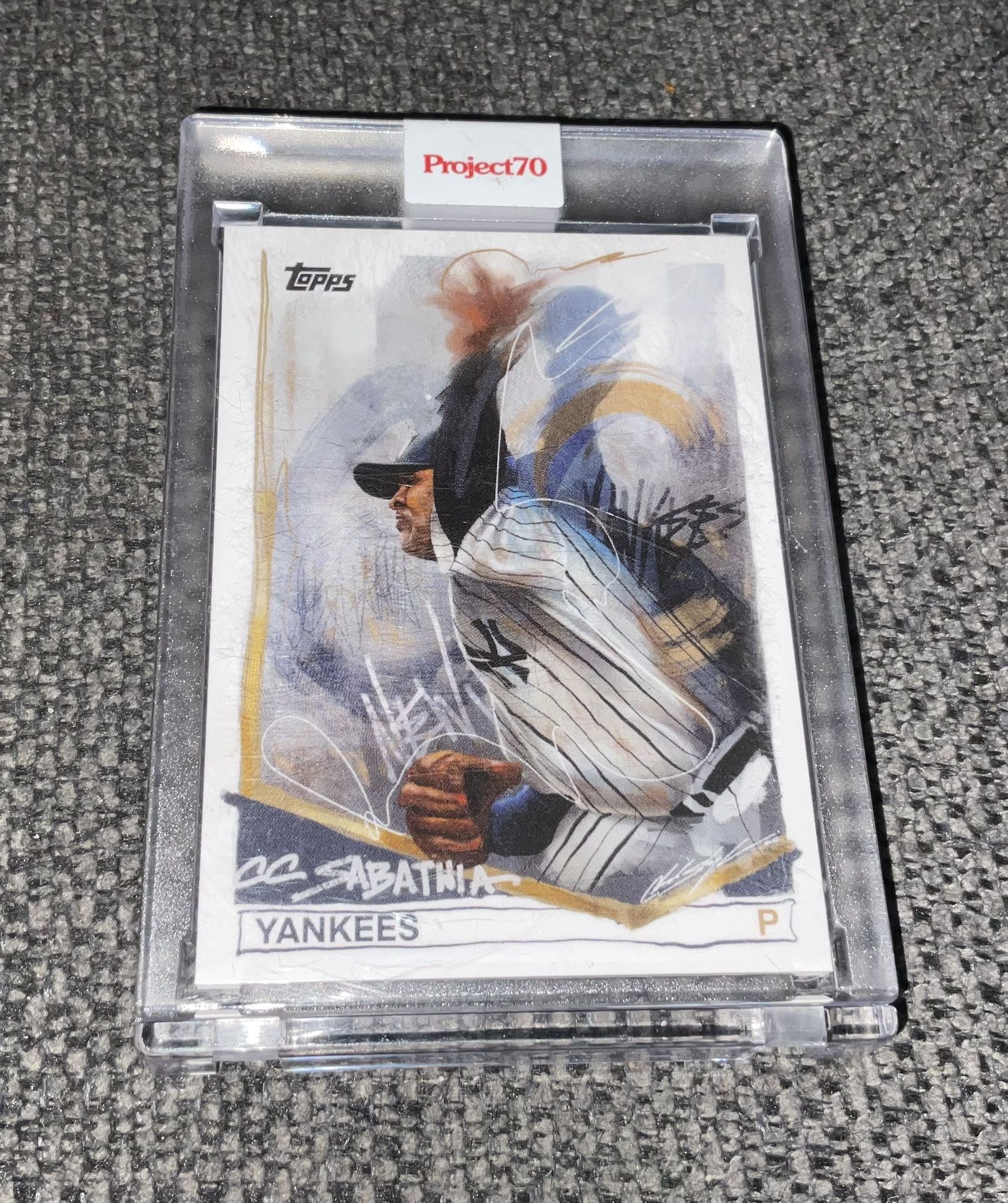 New York Yankees - CC Sabathia by Chuck Styles - Topps Project 70 Card 370 New SLABBED