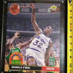 SHAQUILLE O'NEAL 1992 UPPER DECK Framed Card

