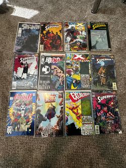 Lot of 12 Vintage Comic Books DC Marvel Image
