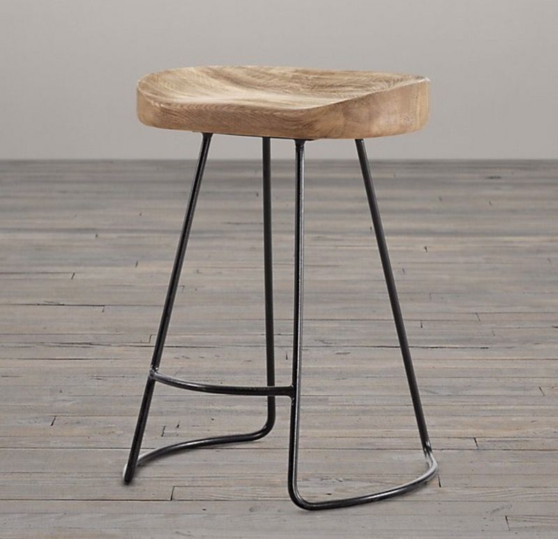 Restoration hardware online tractor stool