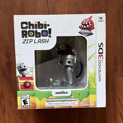 NEW Chibi-Robo Zip Lash + Chibi Robo Figure - Nintendo 3DS