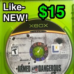 🎮 Like-NEW Armed and Dangerous – Original Xbox Game ($15) 🎮