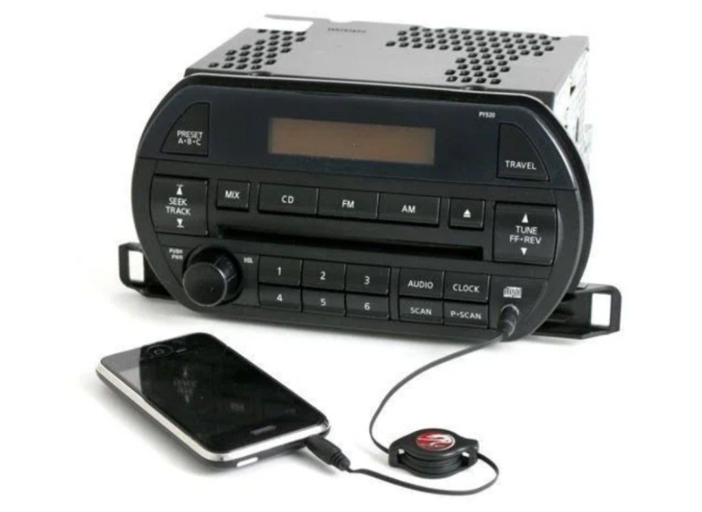 Nissan Altima 02-04 Radio AM FM CD Player w Aux 3.5mm Input - PY520