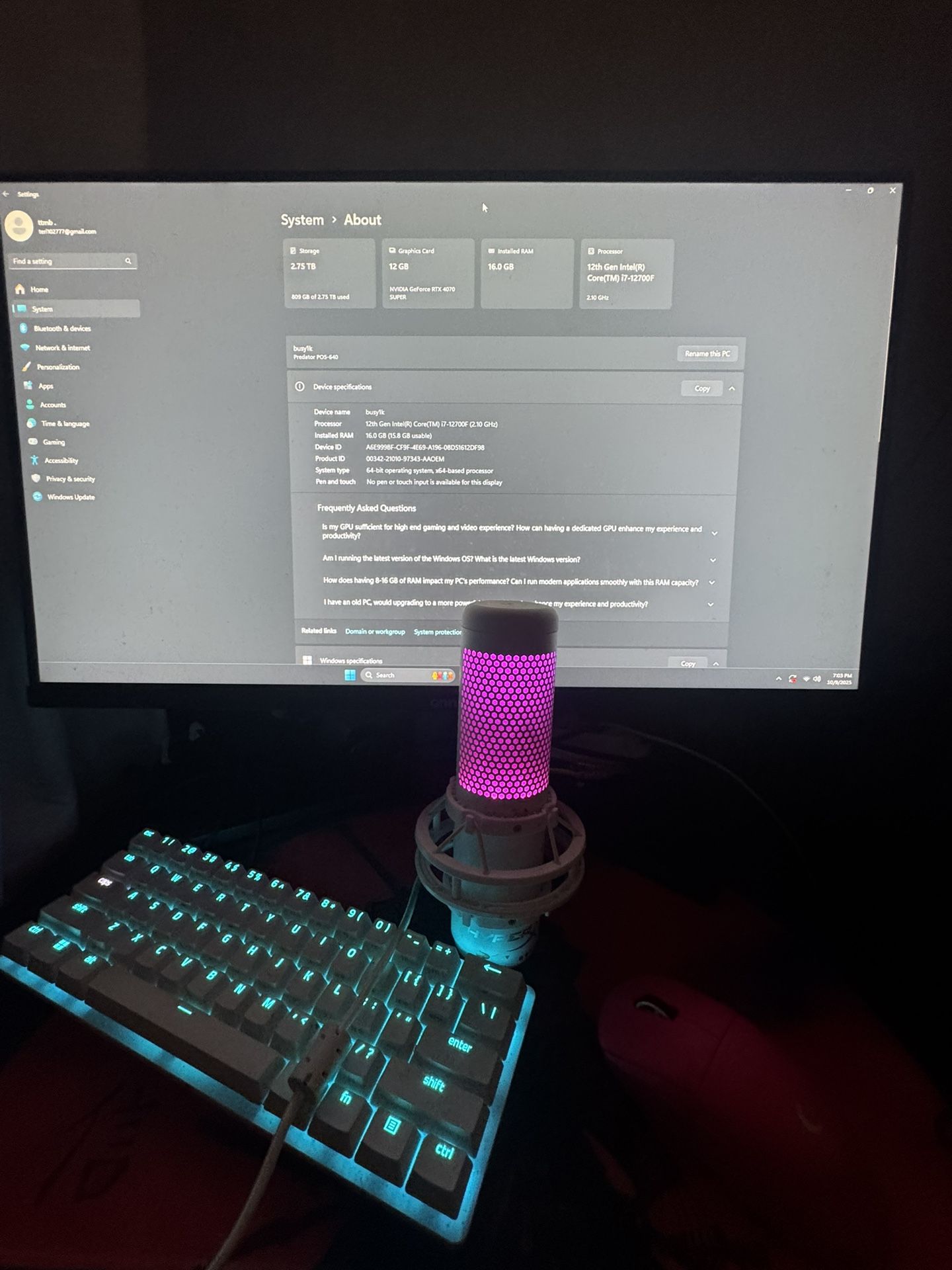 Gaming pc 
