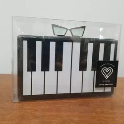 Lady Gaga Elton John Piano Keyboard Acrylic Clutch Purse Love Bravery