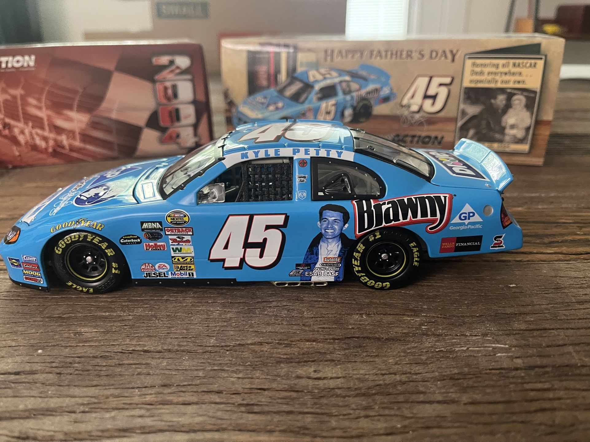 24 Kyle petty #45 brawny/father’s day 2004 intrepid.