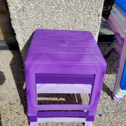 Poly End Table Assorted Colors