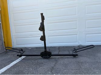 Prorack Hitch Mount Fork Bike Rack – Single Bike Carrier - Missing One Hitch Pin