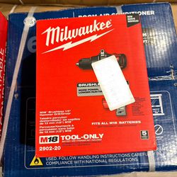 Milwaukee M18 18V Lithium-lon Brushless Cordless 1/2 in. Compact Hammer Drill Tool Only