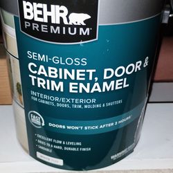 Semigloss paint for door , trim , cabinet kitchen, or anything, Swiss coffee