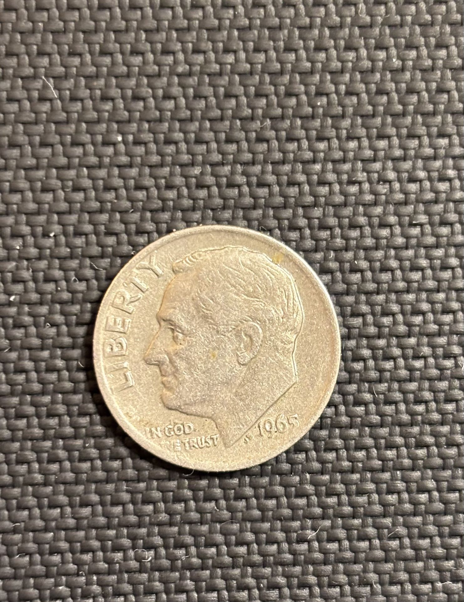 Error 1965  Dime Major Error Coin 