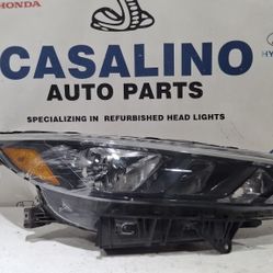 2020-2023 NISSAN SENTRA HALOGEN HEADLIGHT BLACK LEFT DRIVER SIDE OEM 