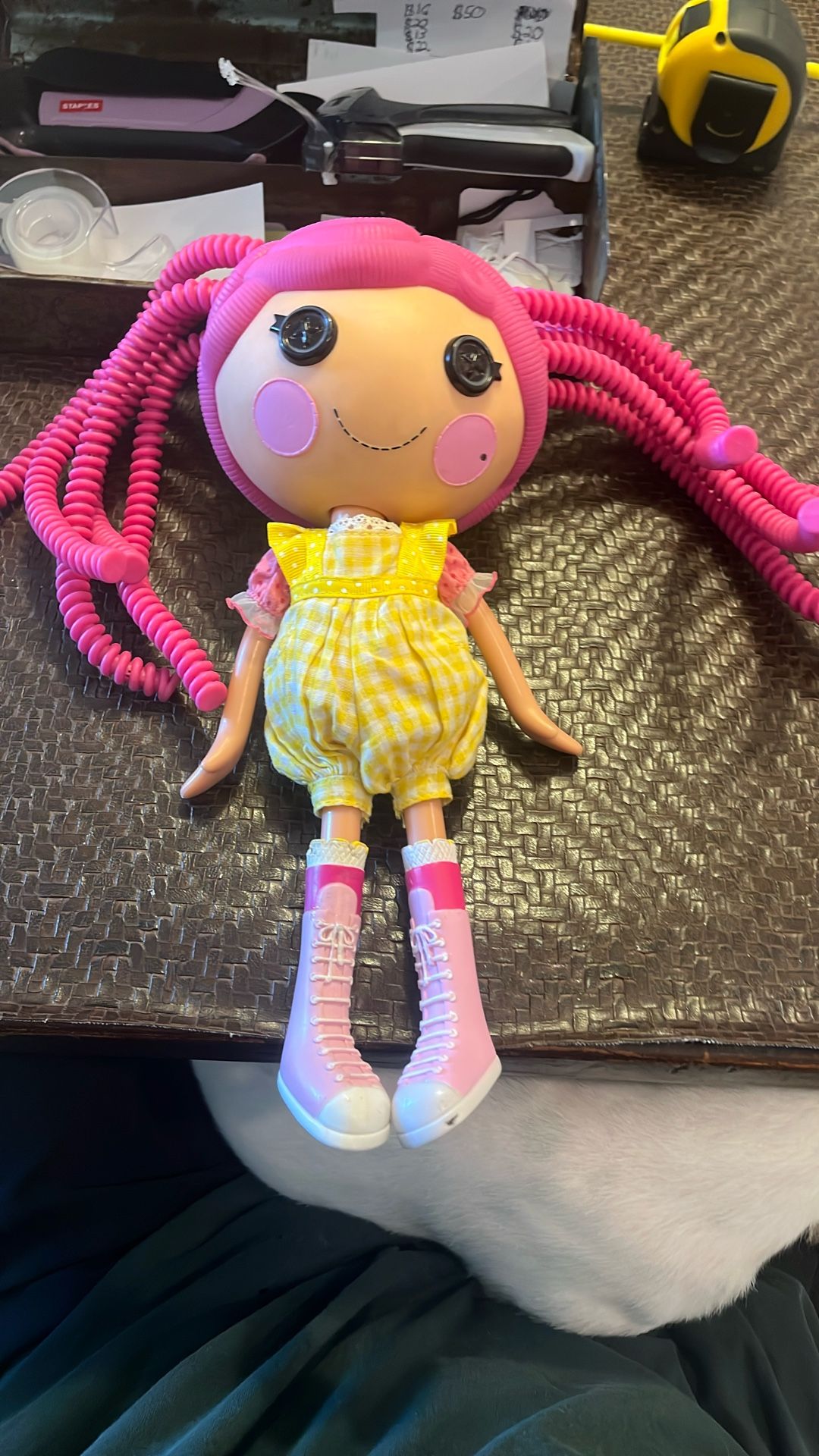 LALALOOPSY FULL SIZE DOLL JEWEL SPARKLES PINK SILLY HAIR MGA ENTERTAINMENT