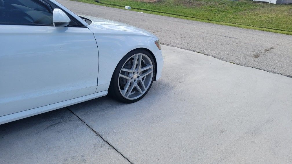 22 Inch 5x112 Ruff Racing Mercedes Audi Vw Porsche