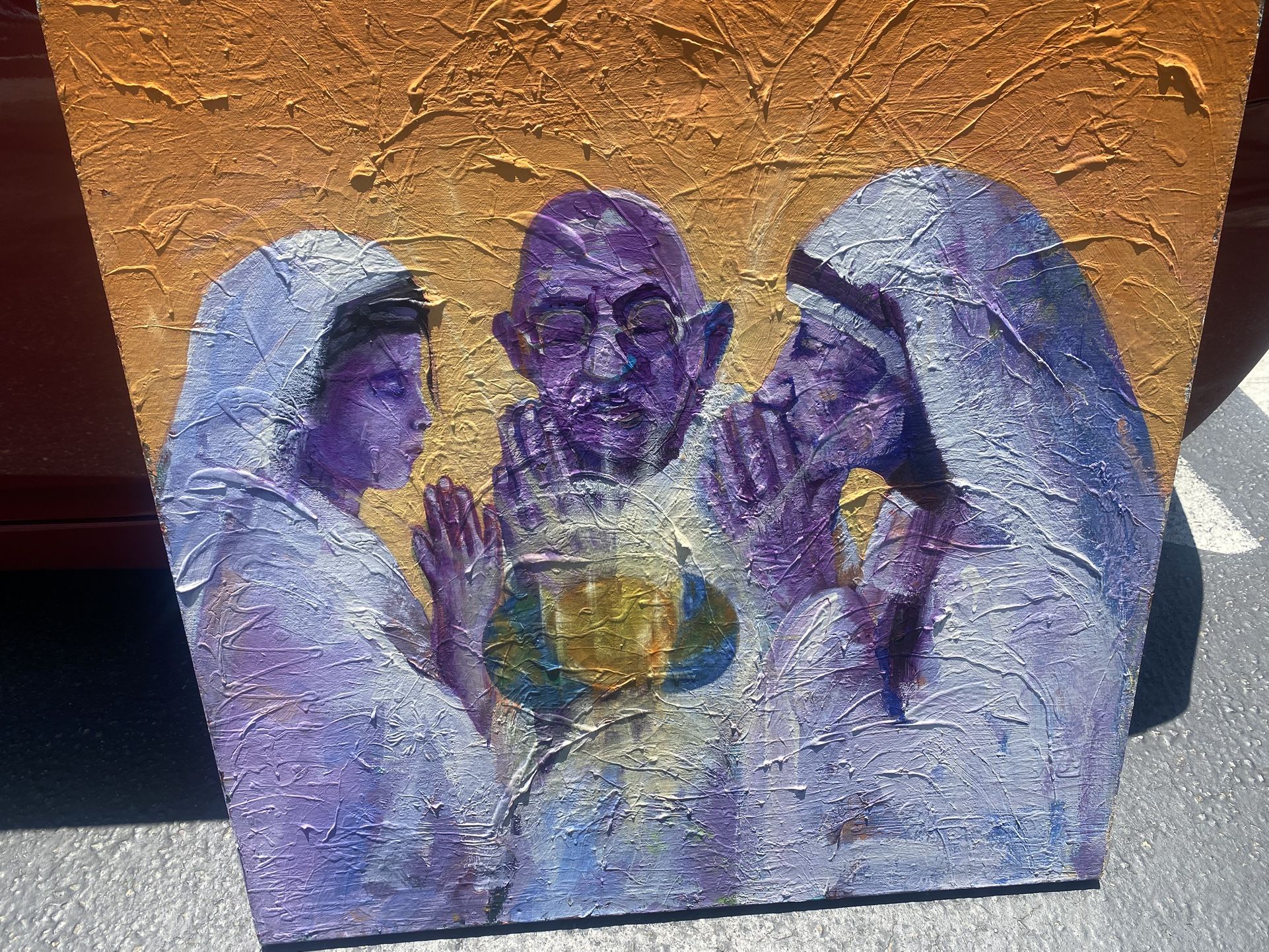 Ghandy Hand Painting