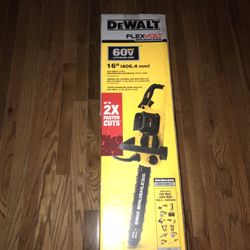 Dewalt 60v Flex Volt 16” Chainsaw  Tool Olny $170 Firm 