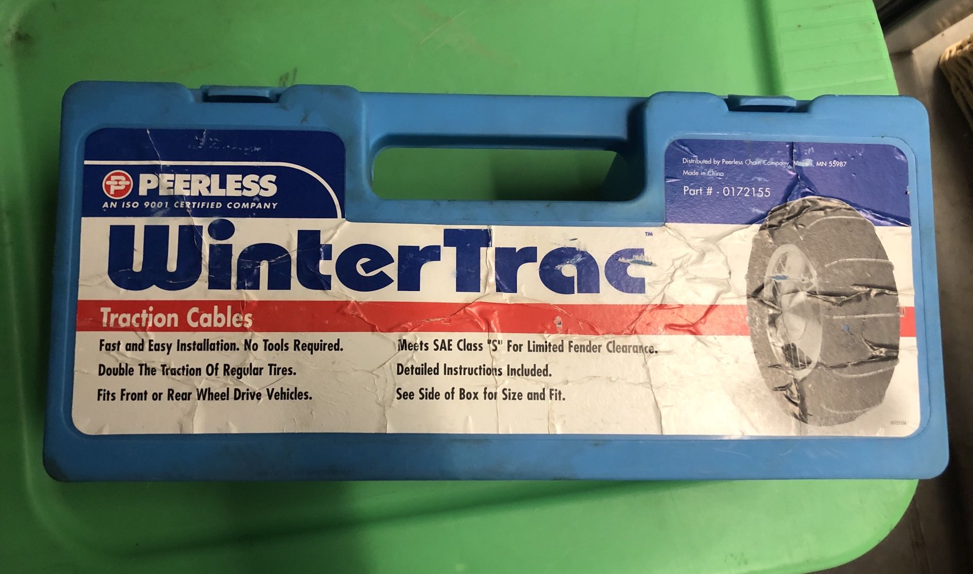 Winter traction tire cables (Never Used)